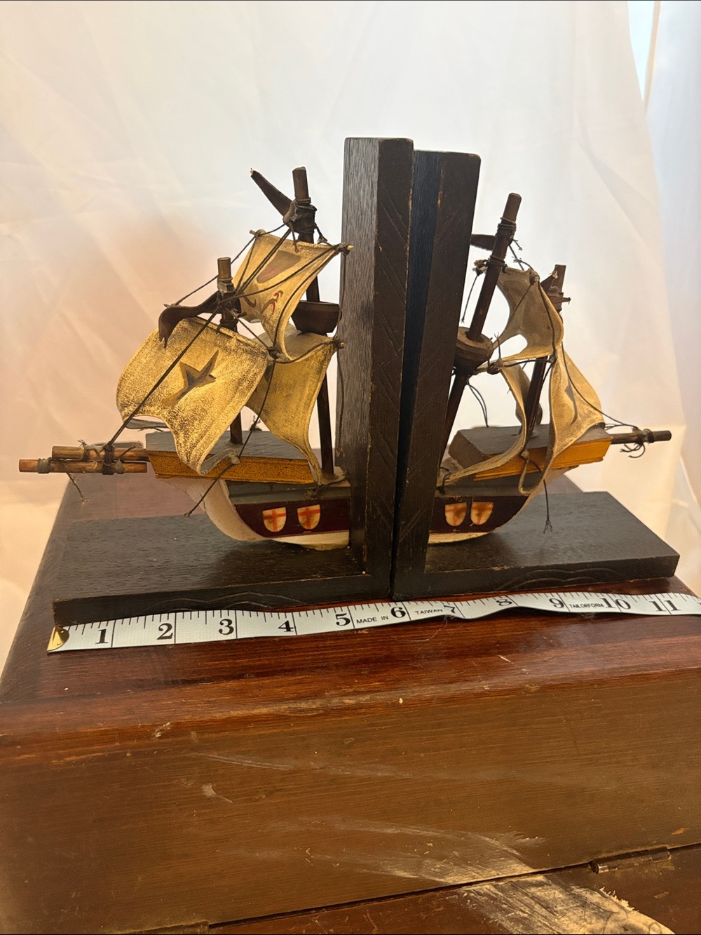 Decorative Sailing Ship Bookends - Unbranded